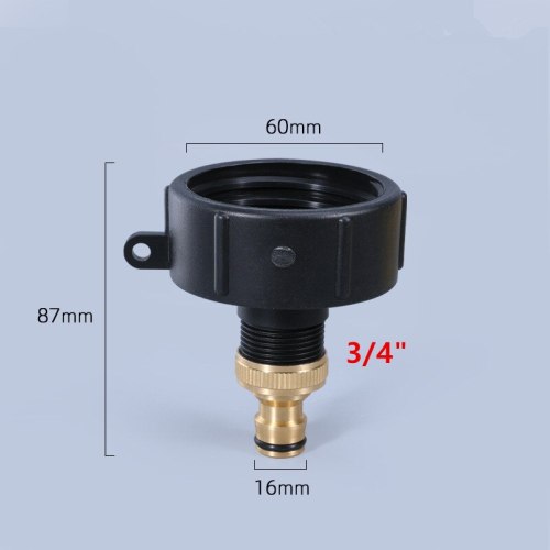 Ajuste de válvula de conector de rosca de 3/4 de polegada