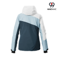 Chaqueta de esquí ligera con capucha para mujer