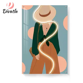 DIVATLA 3W LED Neon Sign Light: Custom Acrylic Painting Art Lamp