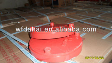 FM Approved OD165 Grooved Ductile Iron Fitting End Cap
