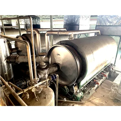Continuous Waste Pyrolysis Oil Plant/Rubber Pyrolysis Machine