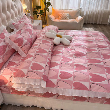 Factory custom printing bedcover bedspread sets wholesaler