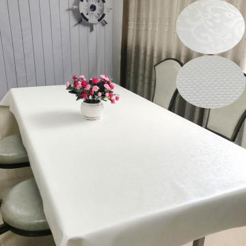 Tablecloth de boda de White PU de Wipable Anti-Scald PU para fiesta