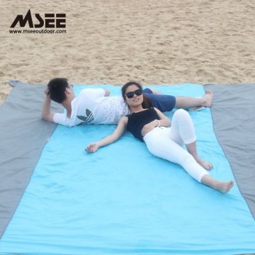 China Outdoor Product: Msee Roll Up Folding Beach Mat with Backrest