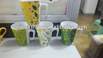 12 oz white ceramic coffee mug for promotion