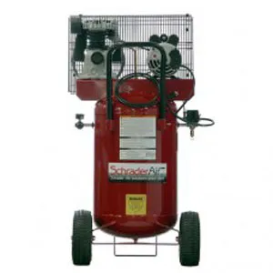 Schrader Air 2-HP 26-Gallon (Belt Drive) Dual-Voltage Cast-Iron Air Compressor
