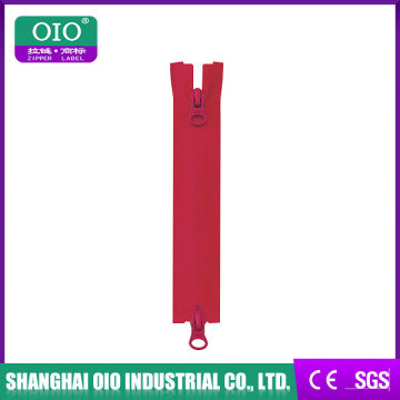 OIO popular shape and factory price smoothly water resistant nylon zippers