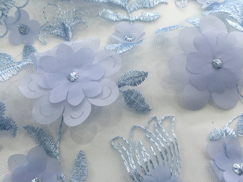 3D Chiffon Laser Cut