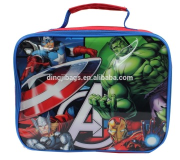 2017 2D Cute Cartoon Kids Thermal Lunch Bag