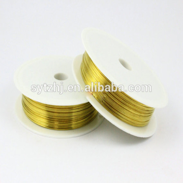 Gold plated jewelry wire copper wire