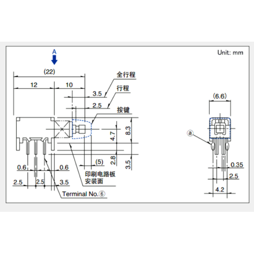 Sppj3 series push switch