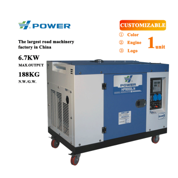 HP192FE 6KW Silent Diesel Generator Set - Hot Selling Electric Start Model