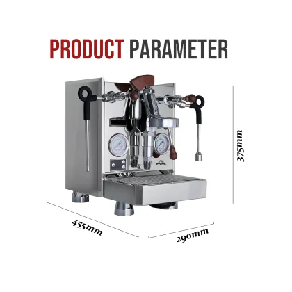 Commercial Espresso Coffee Maker - 15 Bar Manual Espresso Machine