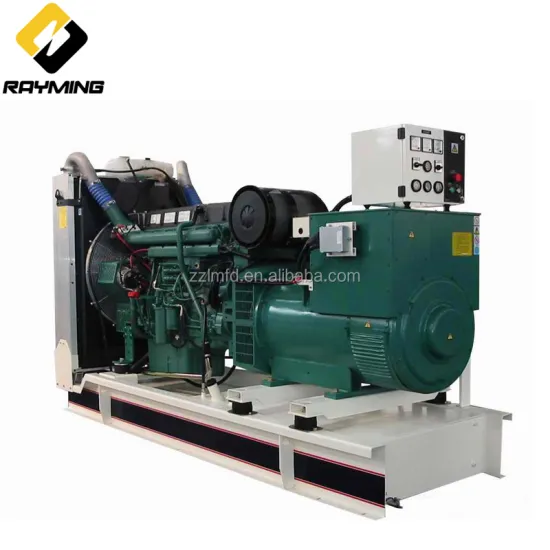 360KW 450kVA Low Fuel Consumption Volvo Diesel Generator for Hospital