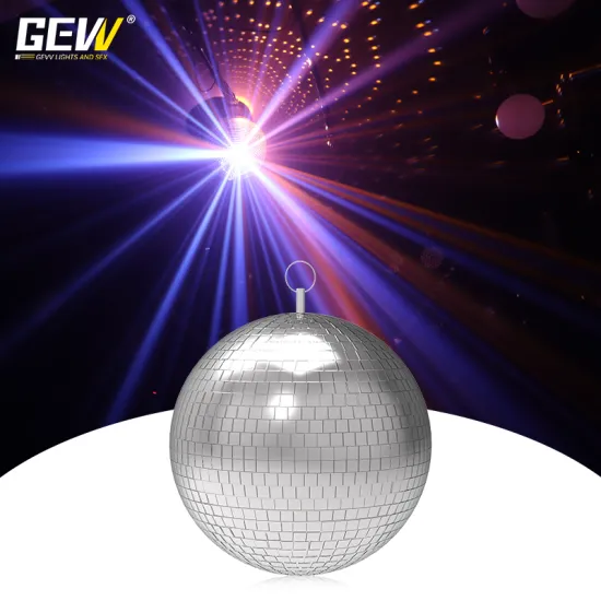 GEVV Rotating Colorful Disco Mirror Ball for Dance Floor Lighting
