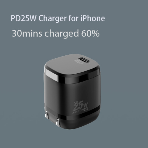 25W Fast Charge Folding USBC PD Phone Charger