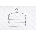 Fashion Multi-functional 4 Layers Fabric Wrapped Hanger