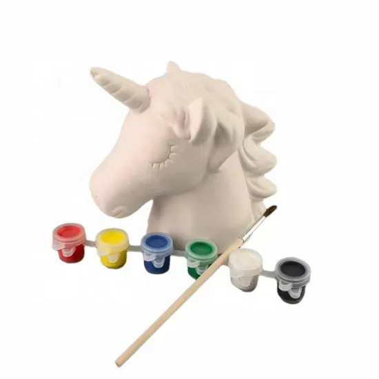 Unicorn Painting Kit: Creative Craft Supplies for DIY Ceramic Art Projects