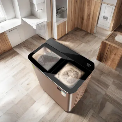 Portable Double Bucket Washing Machine with Spin Dryer