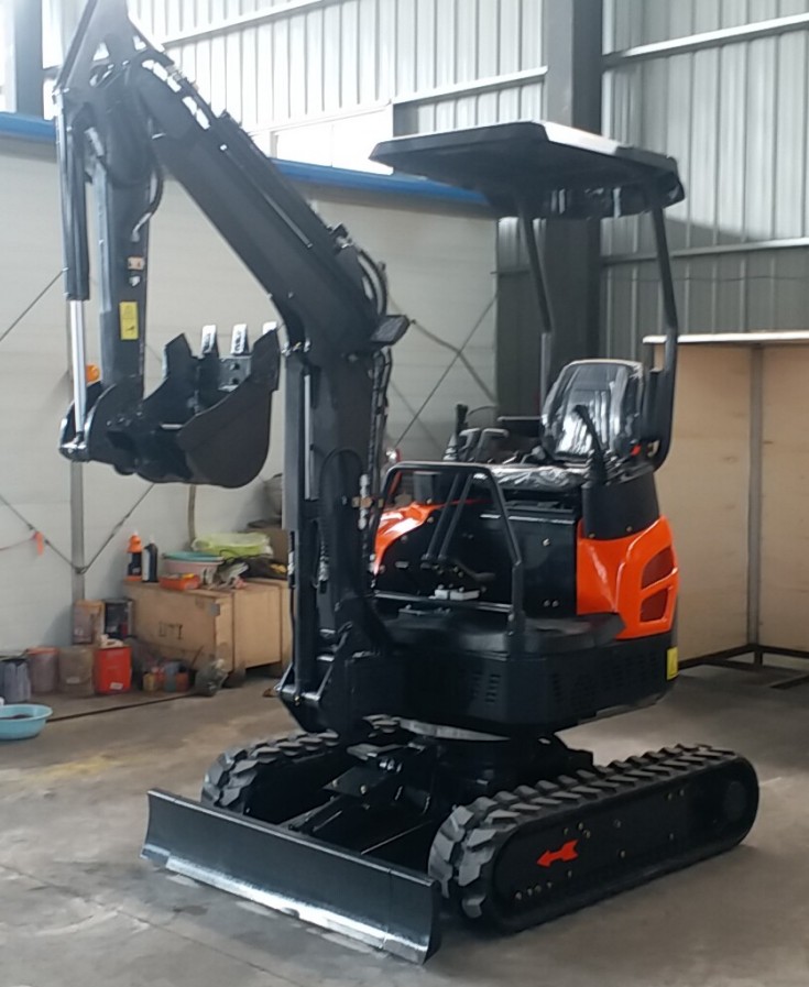 chinese minibagger 2t excavator with rubber track