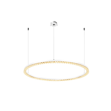 Desain Aluminium Modern Lampu Pendant Cincin Bulat - 650mm hingga 1250mm
