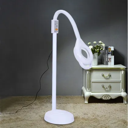 Dimmable Magnifying Floor Lamp for Beauty Salon and Craft Work