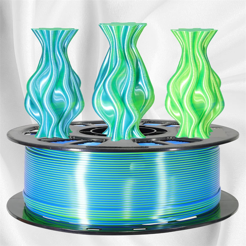 Shiny Silk Dual Color PLA Filament