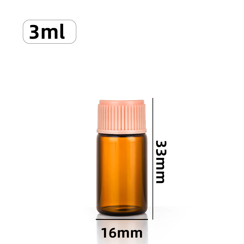16mm glass tube bottle