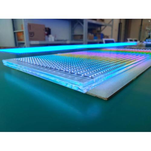 Transparent glass led display big screen P10