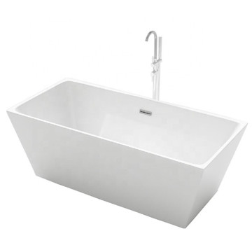 Matte White Tub Best Quality Bathroom Freestanding Bathtubs with Faucet