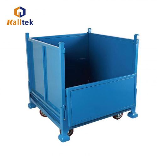 Metal Bin Foldable Heavy Materail Bin Logistics Turnover Box Supplier