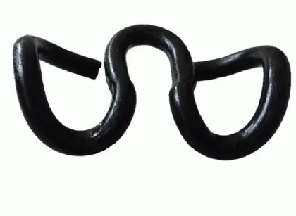 E type elastic rail mounting clip