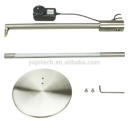 Adjustable metal Modern LED office desk lighting with Two USB Charging Port