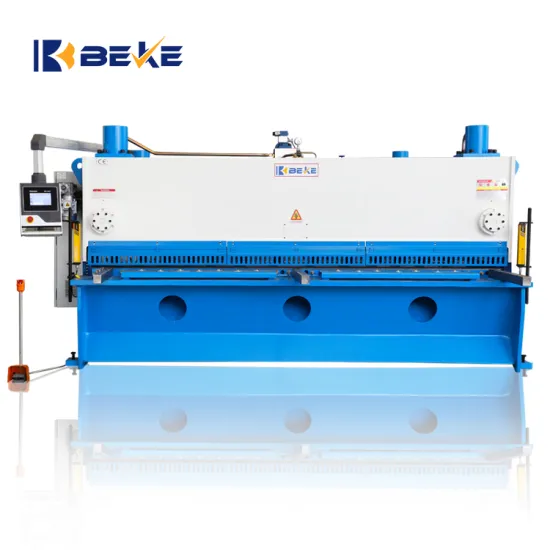 6mm Thickness Hydraulic CNC Plate Shear and QC11K-6*3200 Guillotine Shearing Cutting Machine: Precision Metal Processing Solutions