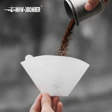 MHW-3Bomber 50pcs American Coffee Machine Sector Forma Filtro espresso