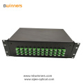 3U 72 แกน LC แผงแพทช์กล่องเลิกจ้างไฟเบอร์ออปติกเพล็กซ์