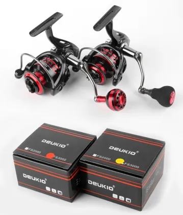 Okuma All Metal Wire Cup Spinning Reel 2000-7000 Speed Ratio Saltwater Fishing Tackle 5pcs