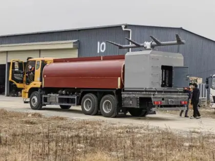 Howo dust pollution vehicles trucks with fog cannon