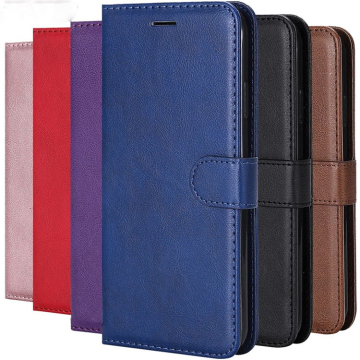 Leather Flip Wallet Cases for Huawei and Honor Phones 2019-2021