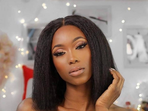 Short Kinky Straight Bob Wig