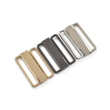 Customizable Gold Bikini Connectors with Metal Logo for Women's Swimsuits - 25mm/30mm