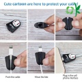 Cartoon Silicone Data Charger Cable Protectors