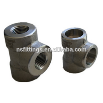 A694 F52/65 carbon steel forged equal/reducing tee 3000 lbs socket welding ASME B16.11 high quality