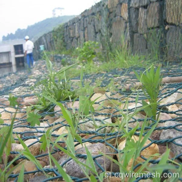 Venda profissional de boa qualidade com malha de gabion revestida por PVC