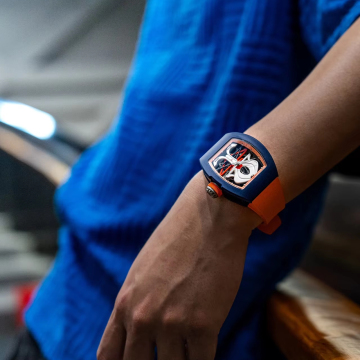 Orange Astronaut 42mm Carbon Tonneau Technology Hand Winding Watches for Men: Luxury Timepieces