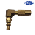Brass 90-degree gas elbow