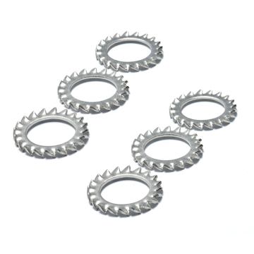 DIN6798A Serrated External Tooth Plain Locking Washer