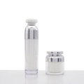 leere Kunststoff -Acryl -Lotion Kosmetische Flaschen und Gläser Set Hautpflege 30ml 40 ml 50 ml 100 ml