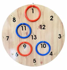 Interactive Ring Toss Game for Fun and Skill