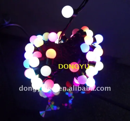 Multicolour - Led ball string lights with 10m